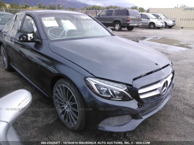 55SWF6EB0GU138203 - 2016 MERCEDES-BENZ C 450 4MATIC AMG GRAY photo 1