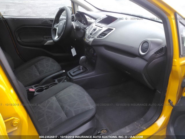 3FADP4CJ4BM116171 - 2011 FORD FIESTA SEL YELLOW photo 5