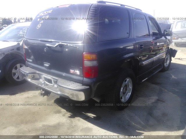 1GKEC13T03J283205 - 2003 GMC YUKON GRAY photo 4