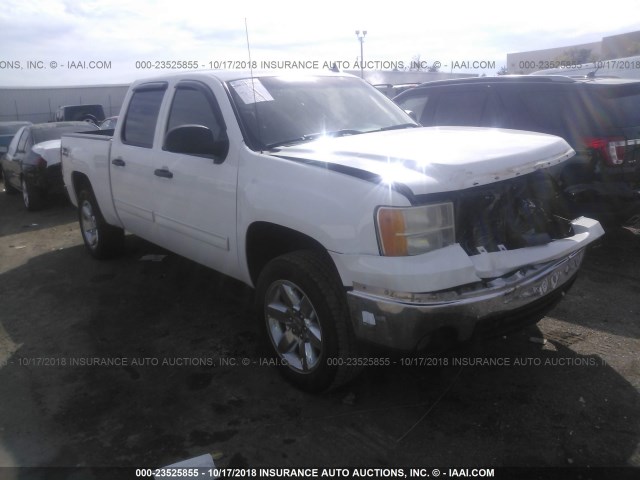 3GTRKVE32AG195260 - 2010 GMC SIERRA K1500 SLE WHITE photo 1