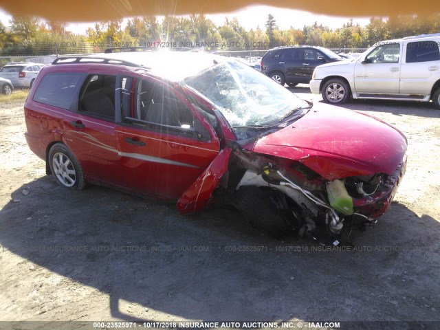1FAFP36N35W211262 - 2005 FORD FOCUS ZXW RED photo 1