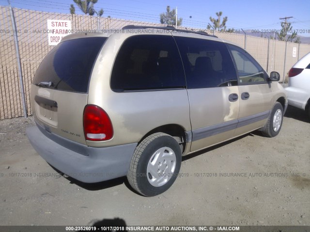 2B4GP45R0WR731046 - 1998 DODGE CARAVAN SE/SPORT GOLD photo 4