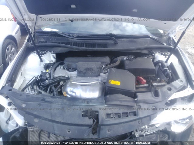 4T4BF1FKXFR452112 - 2015 TOYOTA CAMRY LE/XLE/SE/XSE WHITE photo 10