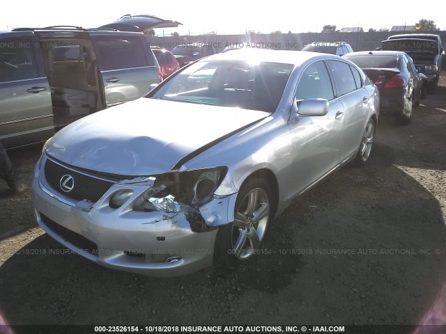 JTHBE96S170021990 - 2007 LEXUS GS 350 SILVER photo 2