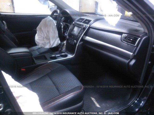 4T1BF1FK4FU478957 - 2015 TOYOTA CAMRY LE/XLE/SE/XSE Dark Blue photo 5