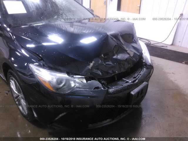 4T1BF1FK4FU478957 - 2015 TOYOTA CAMRY LE/XLE/SE/XSE Dark Blue photo 6