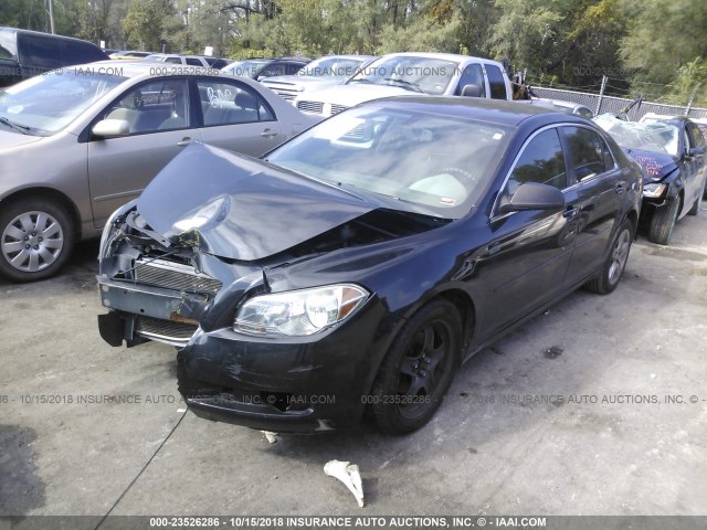 1G1ZB5EB6AF248365 - 2010 CHEVROLET MALIBU LS 黑色 照片 2