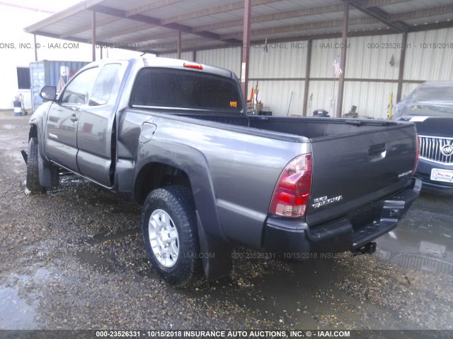 5TFTX4GN9EX034664 - 2014 TOYOTA TACOMA PRERUNNER ACCESS CAB GRAY photo 3