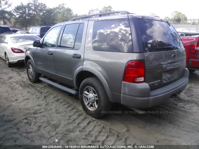 1FMZU62E72ZC75608 - 2002 FORD EXPLORER XLS GRAY photo 3