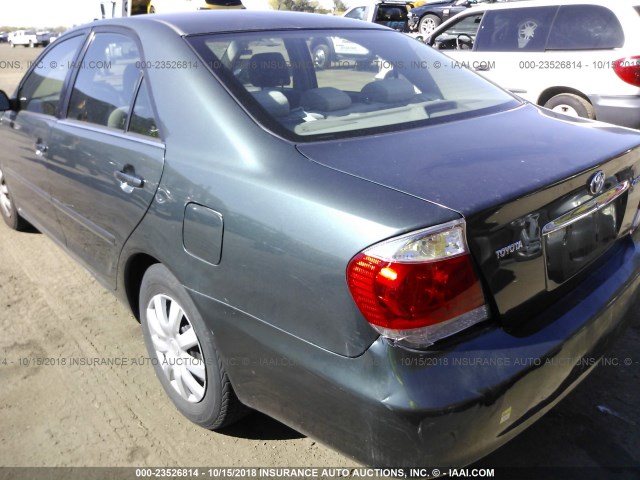 4T1BE32K35U403881 - 2005 TOYOTA CAMRY LE/XLE/SE GREEN photo 6