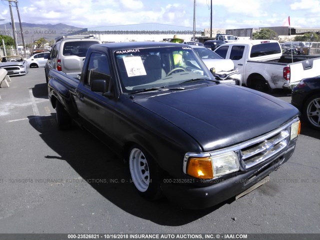 1FTCR10AXVTA70905 - 1997 FORD RANGER BLACK photo 1