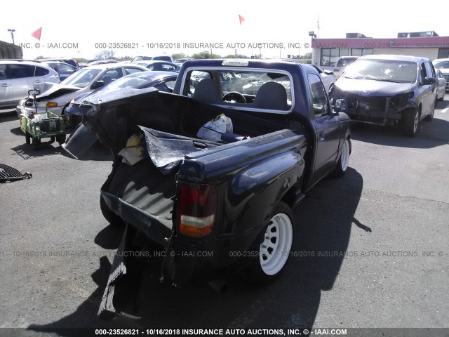 1FTCR10AXVTA70905 - 1997 FORD RANGER BLACK photo 4