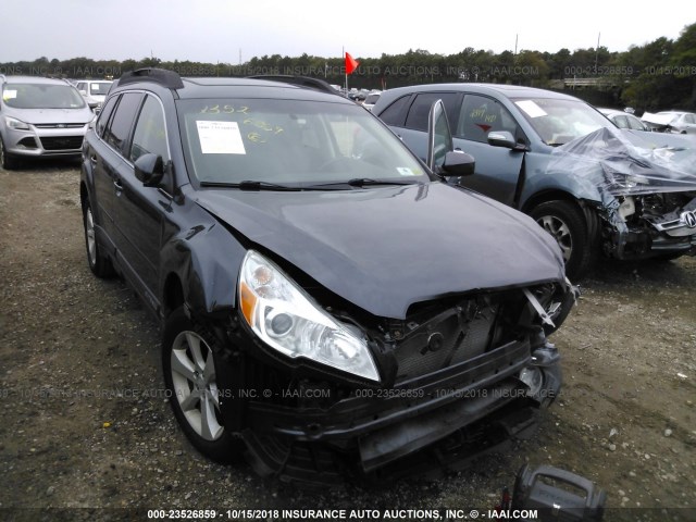 4S4BRBCC7D3240663 - 2013 SUBARU OUTBACK 2.5I PREMIUM GRAY photo 1