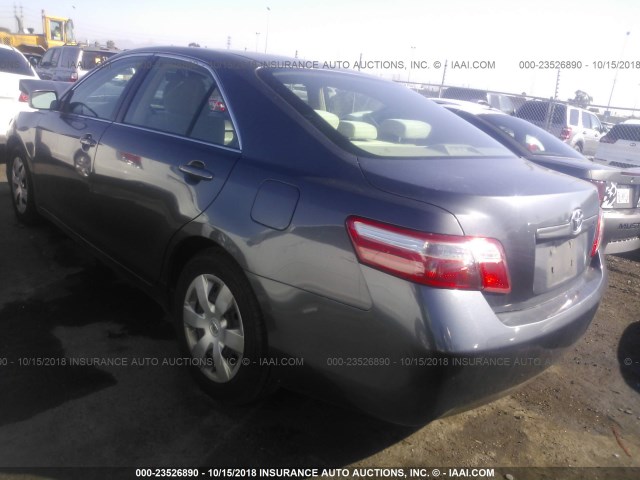 4T1BE46K17U014109 - 2007 TOYOTA CAMRY NEW GENERAT CE/LE/XLE/SE GRAY photo 3