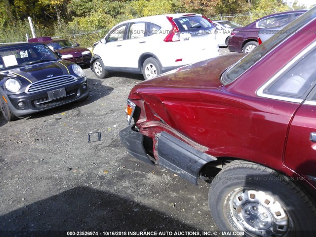 JT2SV21E8J3237585 - 1988 TOYOTA CAMRY DLX RED photo 6