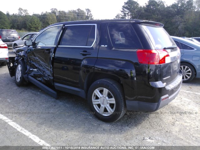 2GKALMEK5E6363247 - 2014 GMC TERRAIN SLE BLACK photo 3