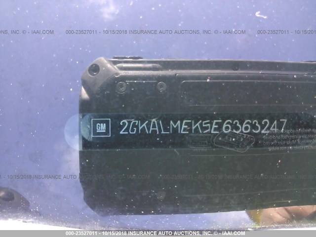 2GKALMEK5E6363247 - 2014 GMC TERRAIN SLE BLACK photo 9