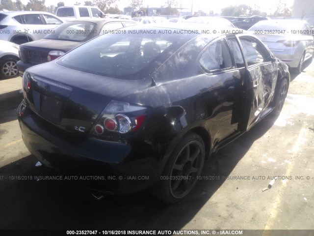 JTKDE167180236755 - 2008 TOYOTA SCION TC შავი ფოტო 4