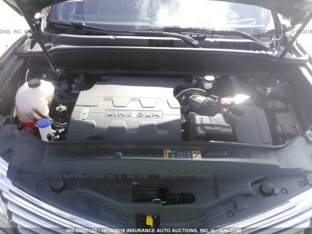 2LMPJ6LR2JBL17982 - 2018 LINCOLN MKX RESERVE Մոխրագույն լուսանկար 10