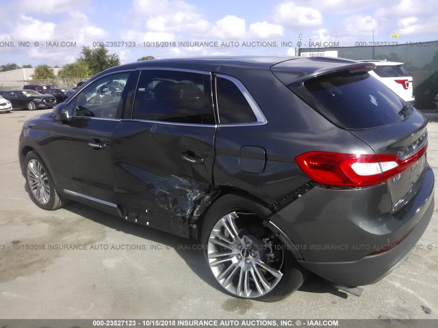 2LMPJ6LR2JBL17982 - 2018 LINCOLN MKX RESERVE Մոխրագույն լուսանկար 6