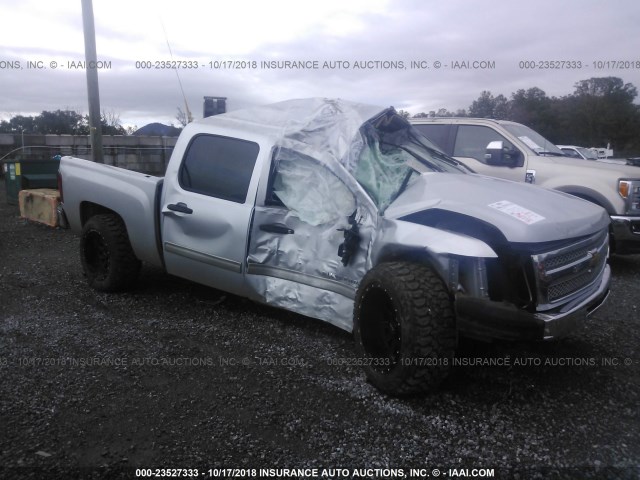 3GCPCSEA8DG291920 - 2013 CHEVROLET SILVERADO C1500 LT SILVER photo 1