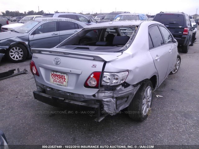 1NXBU4EE8AZ202695 - 2010 TOYOTA COROLLA S/LE/XLE SILVER photo 6