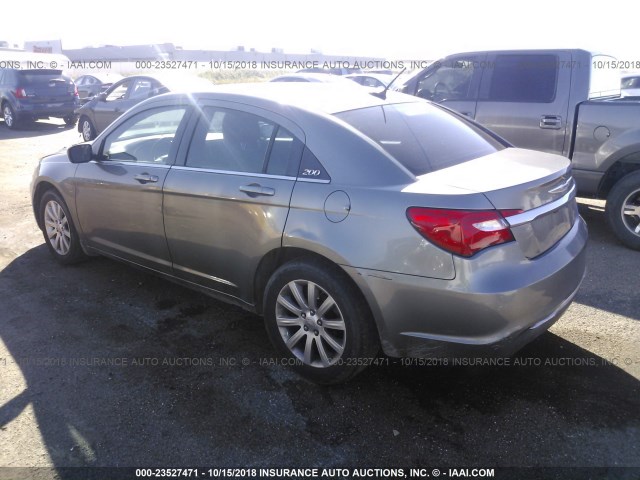 1C3CCBBB6DN694222 - 2013 CHRYSLER 200 SILVER photo 3