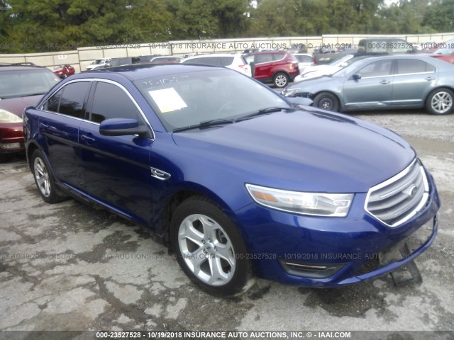 1FAHP2E89DG123632 - 2013 FORD TAURUS SEL BLUE photo 1