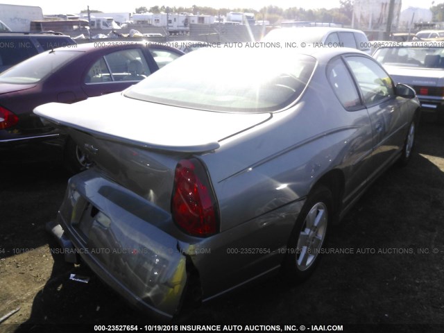 2G1WM15K269312200 - 2006 CHEVROLET MONTE CARLO LT SILVER photo 4