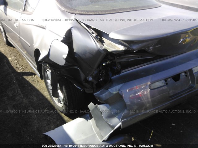 2G1WM15K269312200 - 2006 CHEVROLET MONTE CARLO LT SILVER photo 6