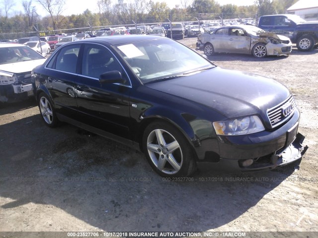 WAULT68E84A057809 - 2004 AUDI A4 3.0 QUATTRO BLACK photo 1