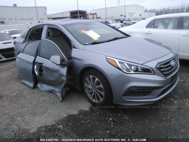 5NPE34AF7HH437287 - 2017 HYUNDAI SONATA SPORT/LIMITED GRAY photo 1