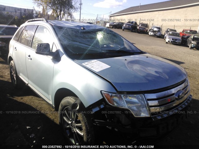 2FMDK38C78BB04857 - 2008 FORD EDGE SEL Light Blue photo 6