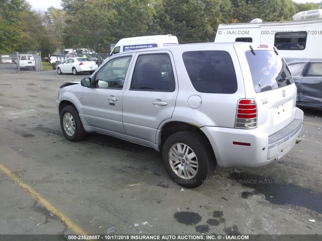 4M2CU57146KJ12885 - 2006 MERCURY MARINER SILVER photo 3