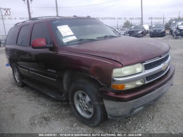 1GNEK13Z12R287189 - 2002 CHEVROLET TAHOE K1500 BURGUNDY photo 1