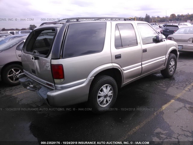 1GKDT13W3X2545403 - 1999 GMC JIMMY Champagne photo 4