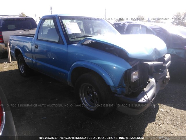 1GCCS1444R8112356 - 1994 CHEVROLET S TRUCK S10 BLUE photo 1