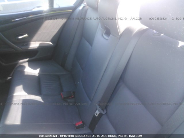 WBANW13518CZ77284 - 2008 BMW 535 I GRAY photo 8