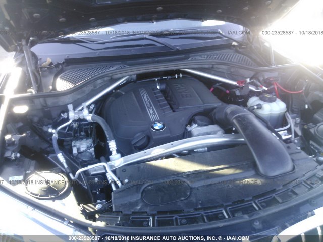 5UXKR0C37H0X79282 - 2017 BMW X5 XDRIVE35I BLUE photo 10