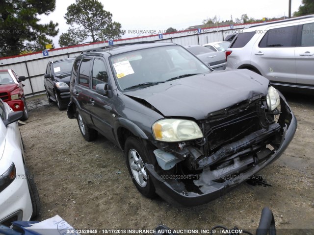 4F2CZ06145KM21962 - 2005 MAZDA TRIBUTE S GRAY photo 1