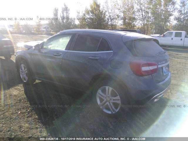 WDCTG4GB3FJ151029 - 2015 MERCEDES-BENZ GLA 250 4MATIC GRAY photo 3