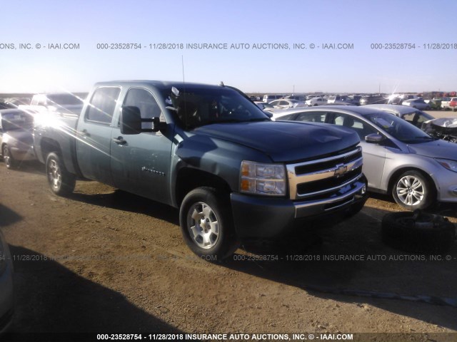 3GCRCSE05AG121042 - 2010 CHEVROLET SILVERADO C1500 LT TEAL photo 1