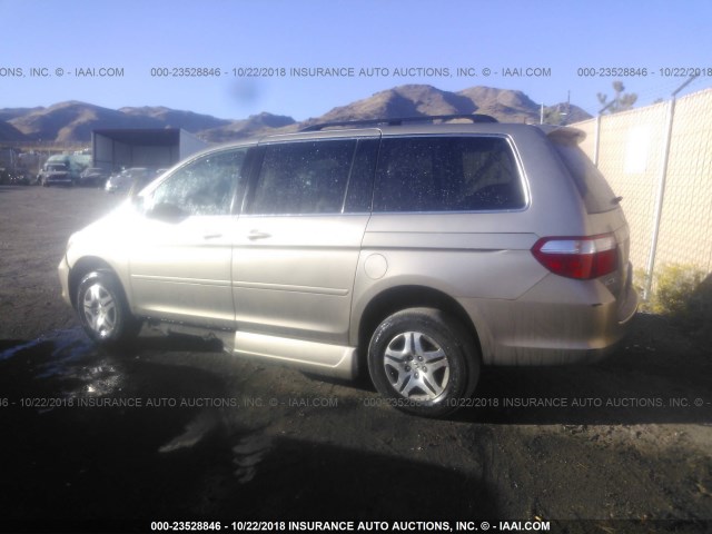 5FNRL387X7B115508 - 2007 HONDA ODYSSEY EXL GOLD photo 3