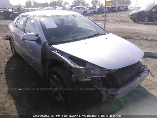 1G1ZC5E09CF249508 - 2012 CHEVROLET MALIBU 1LT SILVER photo 1
