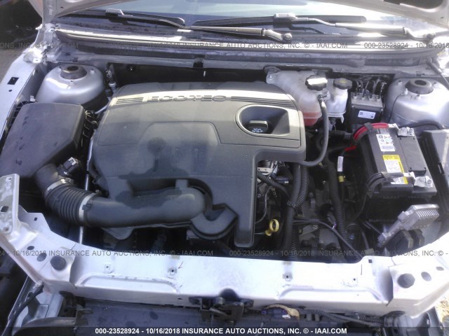 1G1ZC5E09CF249508 - 2012 CHEVROLET MALIBU 1LT SILVER photo 10