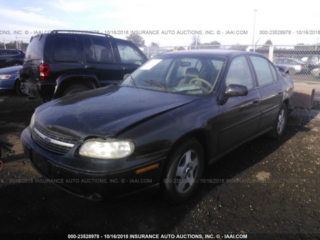 1G1NE52J83M641784 - 2003 CHEVROLET MALIBU LS 黑色 照片 2