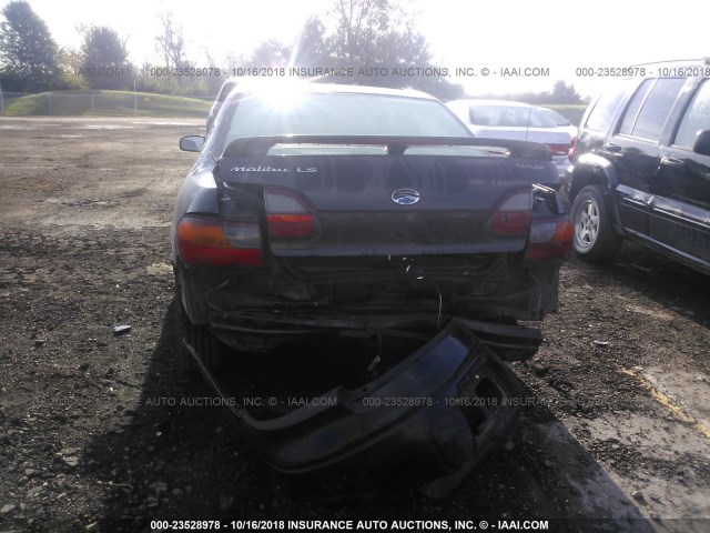 1G1NE52J83M641784 - 2003 CHEVROLET MALIBU LS 黑色 照片 6