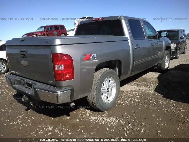 3GCEK33M19G256432 - 2009 CHEVROLET SILVERADO K1500 LTZ GRAY photo 4