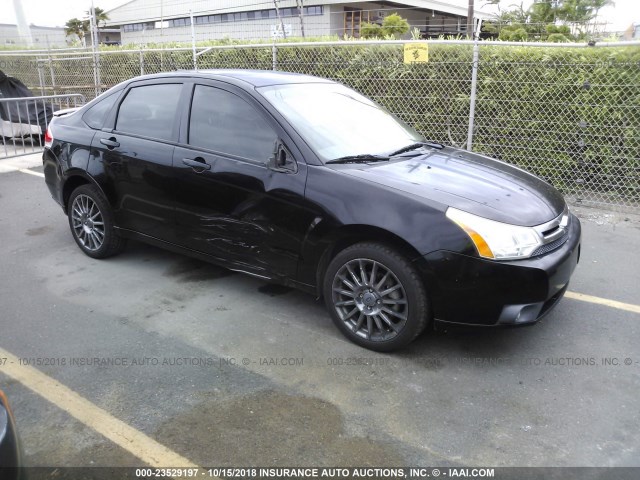 1FAHP36NX9W232446 - 2009 FORD FOCUS SES BLACK photo 1