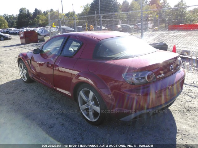 JM1FE173450147124 - 2005 MAZDA RX8 RED photo 3